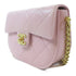 CHANEL Quilted CC GHW Shoulder Crossbody Bag Calfskin Leather Pink