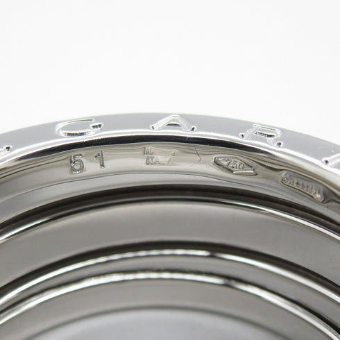 BVLGARI B-zero 1 3 Band Ring 18K White Gold US#5.25 Bvlgari#51