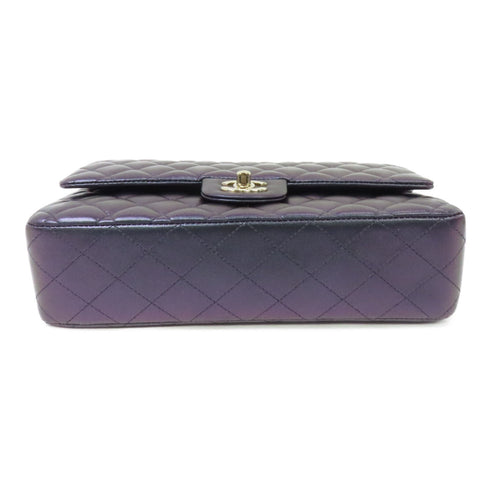 CHANEL Quilted CC GHW Classic 25 Chain Shoulder Bag A01113 Lambskin Purple