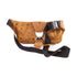 MCM SHW Waist Bag Body Bag Coated Canvas Brown