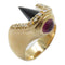 FINE JEWELRY Ruby Diamond Ring 18K Yellow Gold US#7.75