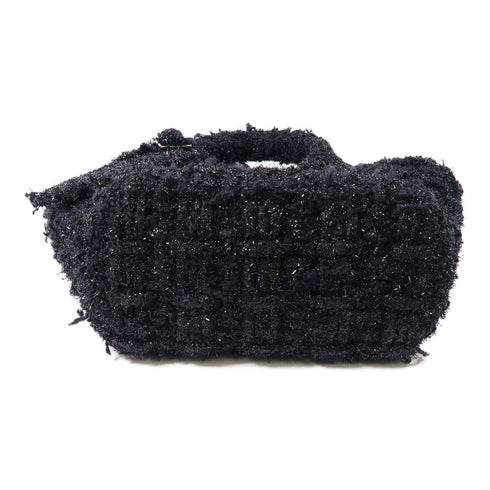 BALENCIAGA SHW Mini Bistro 2way Shoulder Bag Tweed Black