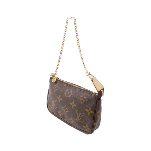 LOUIS VUITTON LV GHW Mini Pochette Accessoires Handbag M58009 Monogram Brown