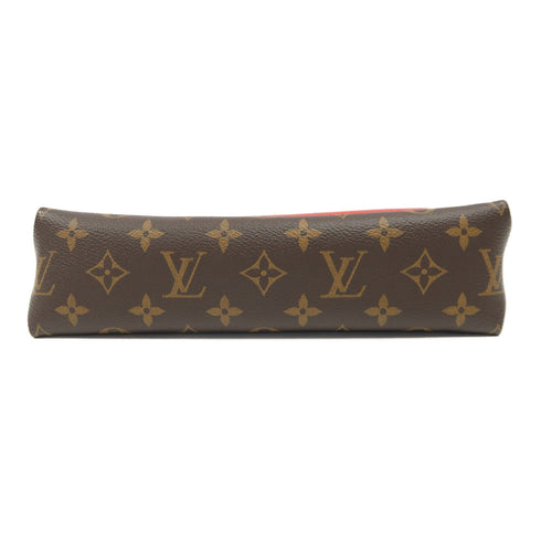LOUIS VUITTON LV GHW Saint Placide Chain Shoulder Bag M43713 Monogram Brown/Red v1