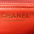 CHANEL CC GHW Chain Shoulder Bag Calfskin Leather Red