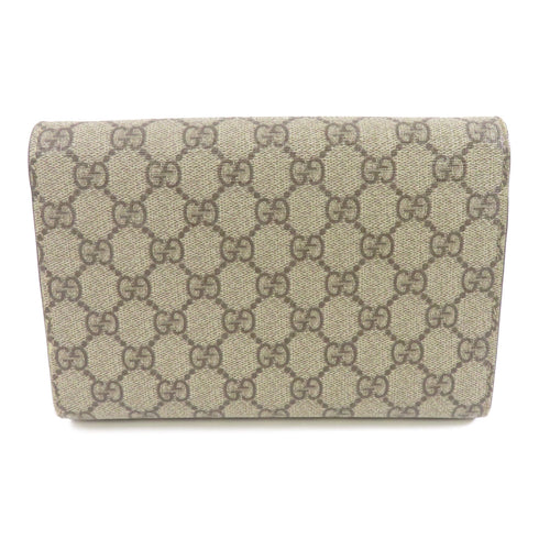 GUCCI SHW Dionysus GG Supreme Chain Shoulder Bag Crossbody 401231 Coated Canvas