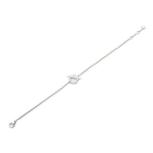 HERMES 0.55ct Finesse ST Diamond Bracelet H219410B 18K White Gold
