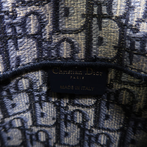 Christian Dior CD GHW Saddle Oblique Waist Bag Canvas Blue