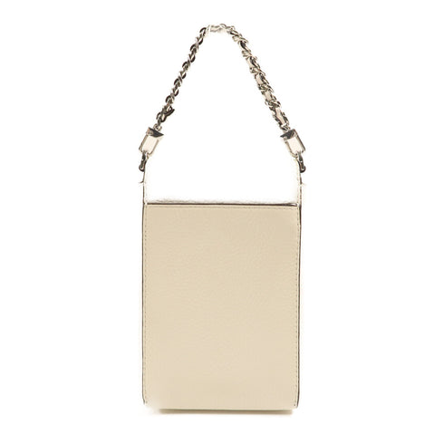 Michael Kors SHW Jet Set Phone Bag 2 Way Bag 32S3SJ6C2L-085 Calfskin White