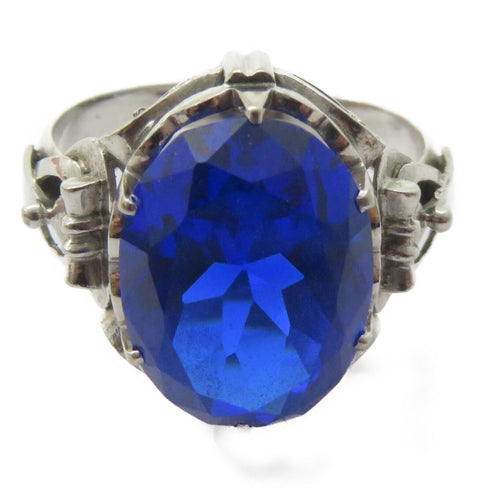 FINE JEWELRY Topaz Ring 18K White Gold US#5