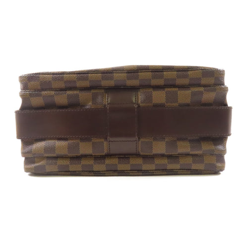 LOUIS VUITTON LV GHW Naviglio Shoulder Messenger Bag N45255 Damier Brown v3