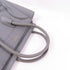 CELINE GHW 2 Way Shoulder Bag Calfskin Leather Grey
