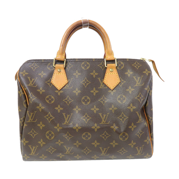 LOUIS VUITTON LV GHW Speedy 30 Handbag M41526 Monogram Brown v4