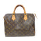 LOUIS VUITTON LV GHW Speedy 30 Handbag M41526 Monogram Brown v4