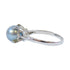 FINE JEWELRY 2.6g Pearl Ring 14K White Gold US#7