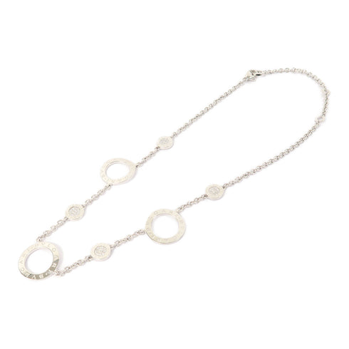 BVLGARI Diamond Necklace 18K White Gold v1