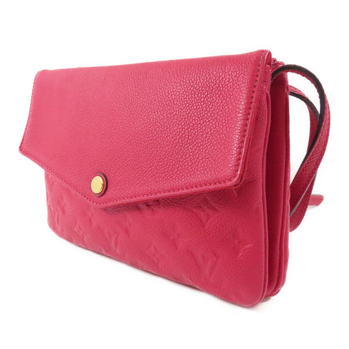 LOUIS VUITTON LV GHW Twice Shoulder Bag Monogram Empreinte M50259 Red