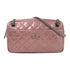 CHANEL CC Chain Shoulder Bag Calfskin Leather Metallic Pink