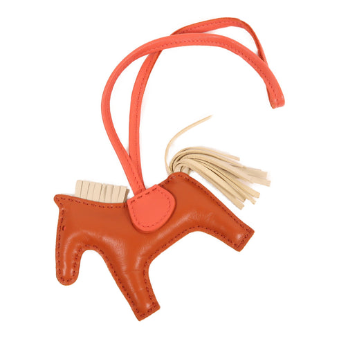 HERMES Rodeo PM Swift Leather Brown/Pink