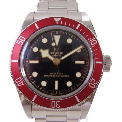 TUDOR Black Bay 41mm Automatic Watch Stainless Steel 7941A1AORU Black Red