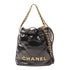 CHANEL CC Chanel 22 Mini AS3980 Chain Shoulder Bag Lambskin Leather Black