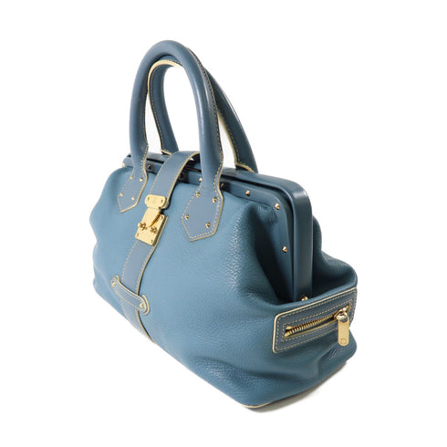 LOUIS VUITTON LV GHW Suhali Lingenieux PM Handbag Leather M91805 Blue