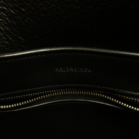 BALENCIAGA SHW Everyday Tote 2Way Shoulder Bag Calfskin Leather 551815 Black