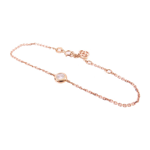 FINE JEWELRY 0.07ct Diamond Bracelet 18K Rose Gold
