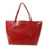 Valentino GHW 2 Way Shoulder Bag Handbag Calfskin Leather Red