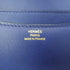 HERMES GHW Constance Mini Shoulder Bag Swift Leather Bleu Saphir
