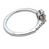 JEWELRY Diamond Ring 0.307/0.17ct 3.0g PT900 Platinum US#4.5 Silver