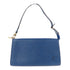 LOUIS VUITTON LV GHW Pochette Accessories Pouch M52945 Epi Leather Blue