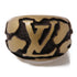 LOUS VUITTON LV Wood Ring US#5 Gold/Brown Ring AQ10477