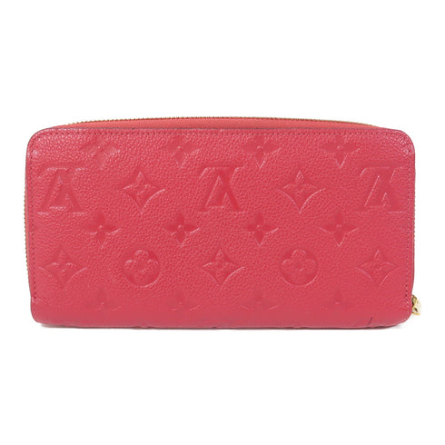 LOUIS VUITTON LV GHW Long Wallet M63691 Monogram Empreinte Pink