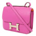 HERMES PHW Constance Mini Shoulder Bag Swift Leather Purple