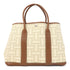 HERMES PHW Garden Party PM Hand Bag/Tote Bag Canvas Gold/Beton