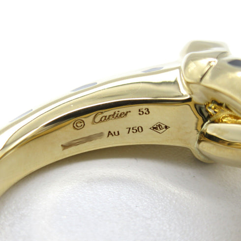 CARTIER PANTHERE DE CARTIER RING B4221600 18K Yellow Gold US#6 Cartier#53 14.5g