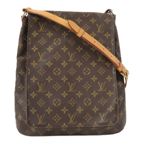 LOUIS VUITTON LV GHW Musette Shoulder Bag M51256 Monogram Brown v5