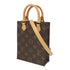 LOUIS VUITTON LV GHW Petit Sac Plat 2 Way Shoulder Bag M81295 Monogram Brown v1