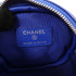CHANEL Quilted CC GHW Coin Case Purse Lambskin Leather Blue
