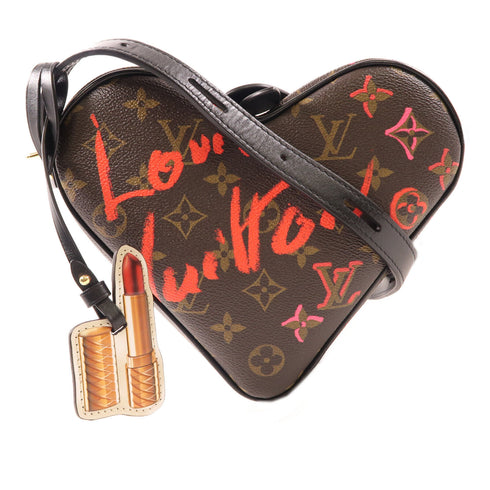 LOUIS VUITTON LV GHW Sac Coeur Fall In Love Shoulder Bag M45890 Monogram Brown