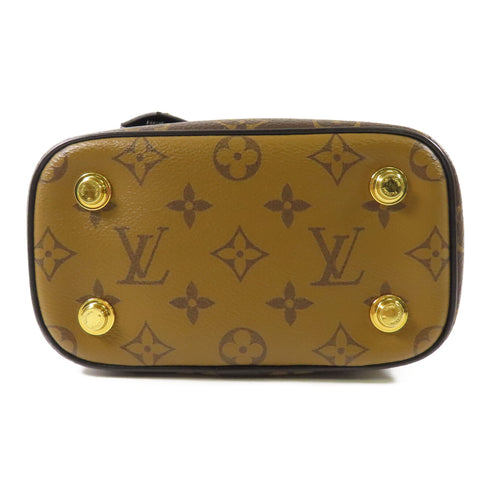 LOUIS VUITTON LV GHW Vanity PM 2 Way Shoulder Bag M45165 Monogram Reverse Brown