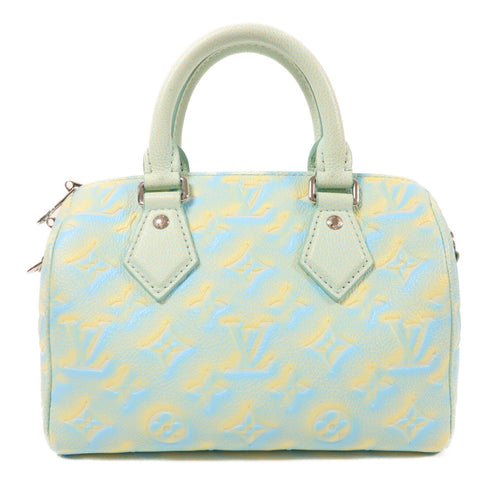 LOUIS VUITTON LV SHW Nano Speedy 2 Way Shoulder Bag M81625 Monogram Empreinte