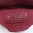 CHANEL Quilted CC GHW 2 Way Chain Shoulder Bag Calfskin Leather Red v1