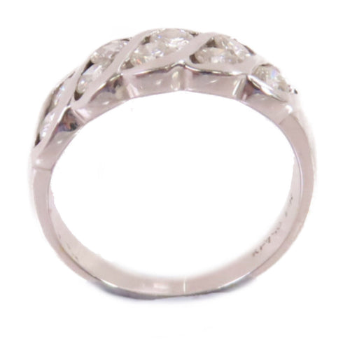 Jewelry Diamond Ring US#5.25 18K White Gold v1