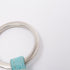 HERMES PHW Carmen Charm Swift Leather Blue/Cyan