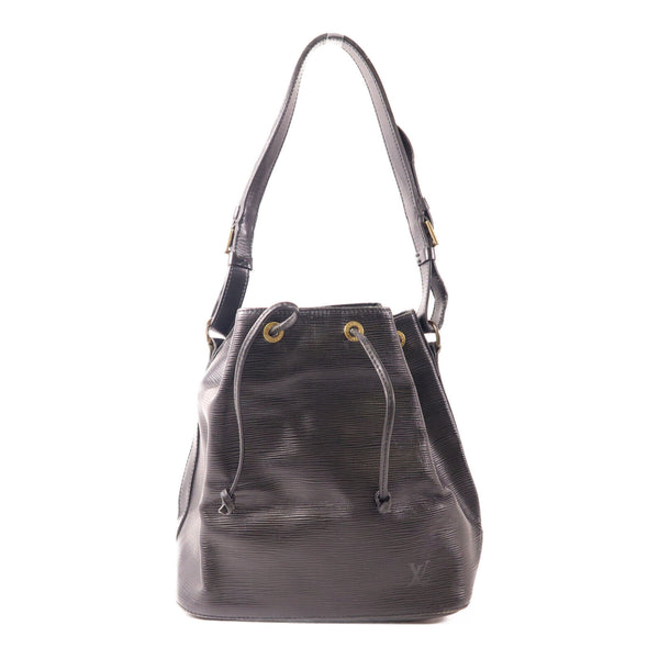 LOUIS VUITTON LV GHW Petit Noe Shoulder Bag M59212 Epi Leather Black