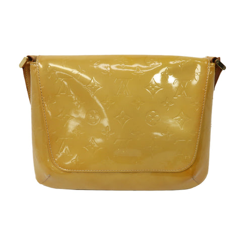 LOUIS VUITTON LV GHW Thompson Street Shoulder Bag M91123 Monogram Vernis Yellow