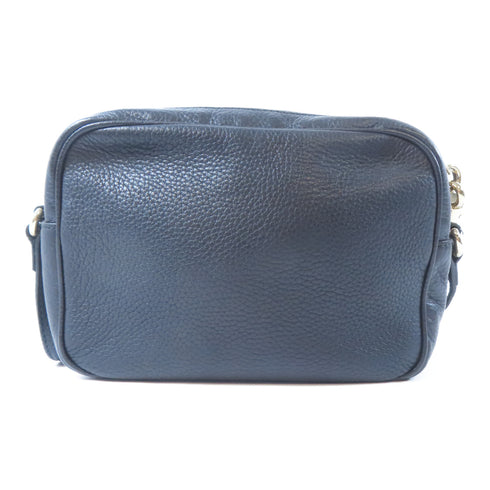 GUCCI GG GHW Soho Disco Shoulder Bag 308364 Calfskin Leather Black