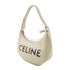 CELINE SHW Ava Shoulder Bag Calfskin Leather White